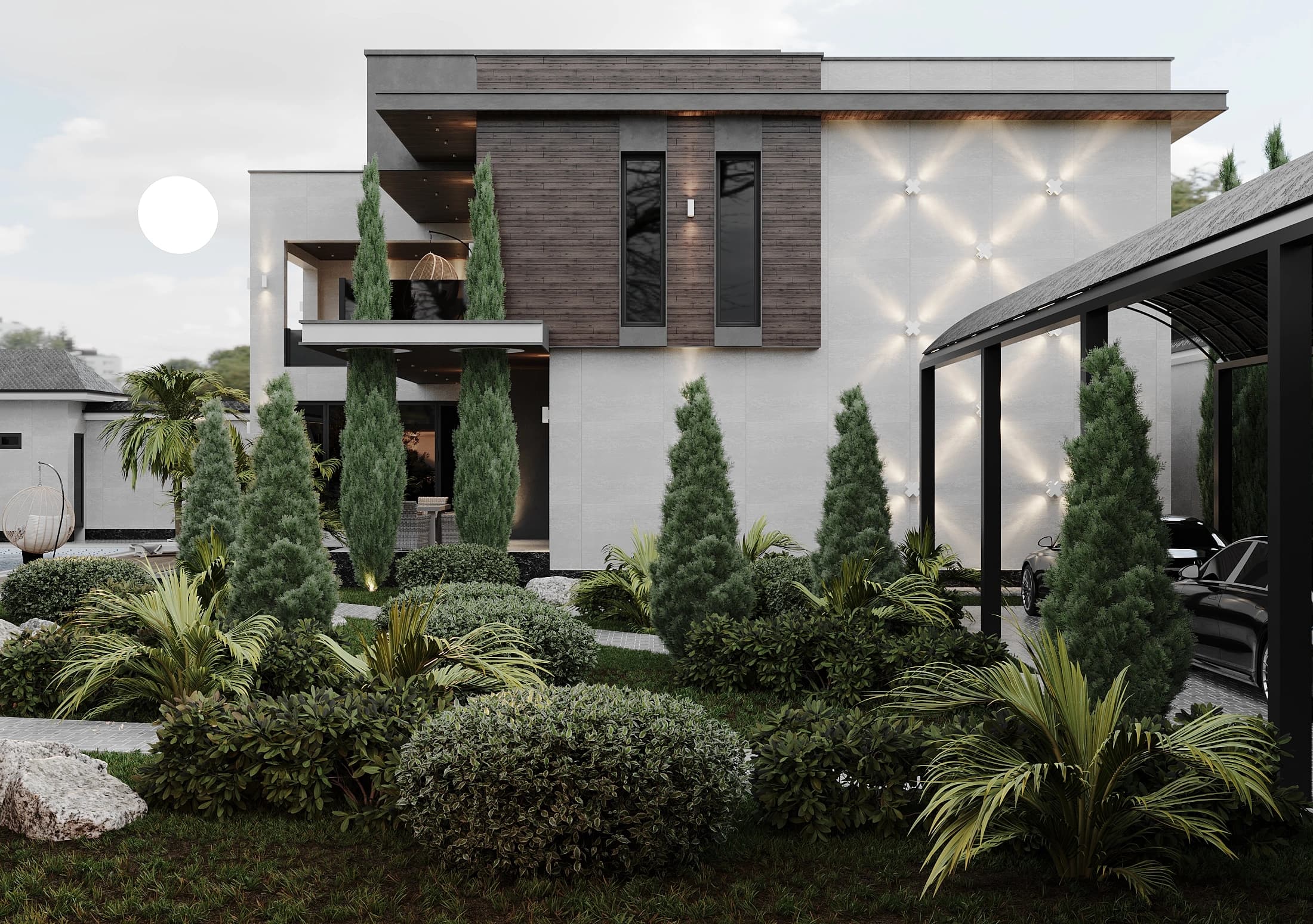 Aktash Villa Exterior - Shoazizov Architects